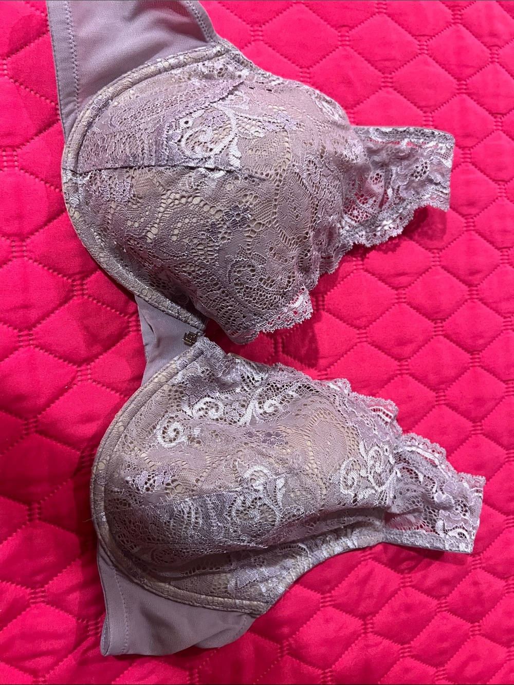 ThirdLove Mauve/Soft Lilac Lace Underwire Bra